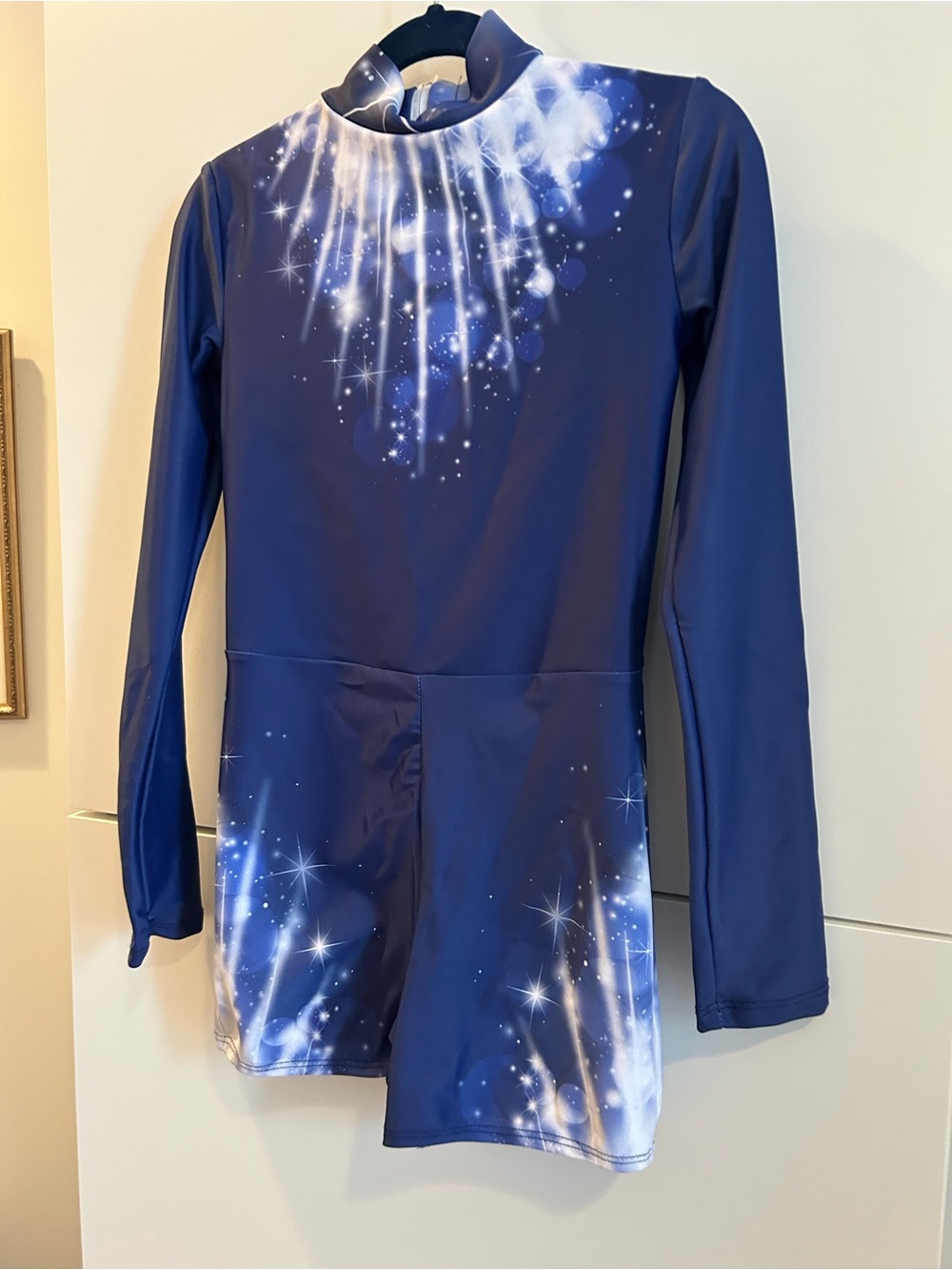Alexandra Magical Moment Navy Blue Sparkle Leotard -Size 10